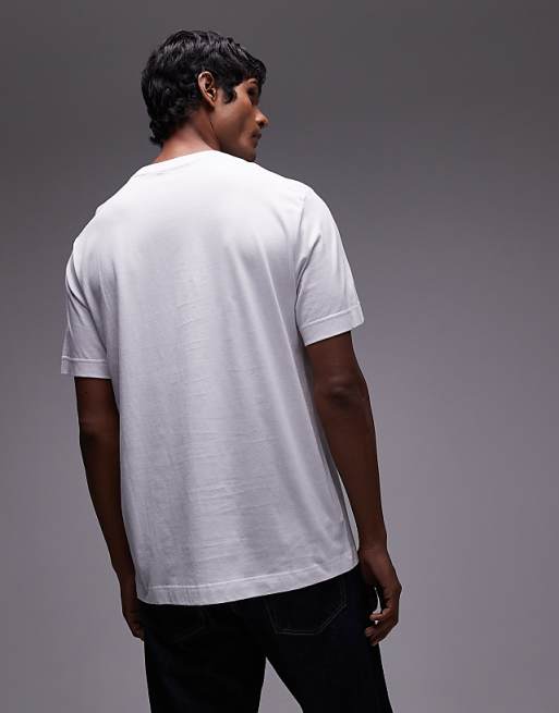 ARKET Jersey T-shirt In White