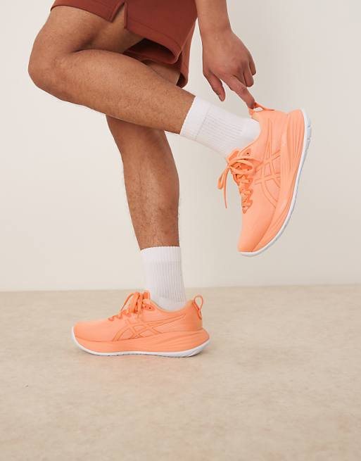 Asics Gel-Cumulus 27 lite-show running trainers in lite-show and mojave