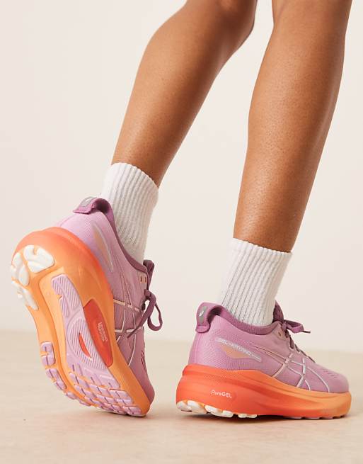 Asics Gel-Kayano 31 Stability Running Trainers In Light Ube And White