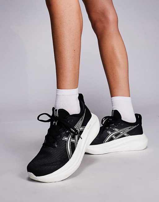 Asics Gel-Nimbus 27 Running Trainers In Black