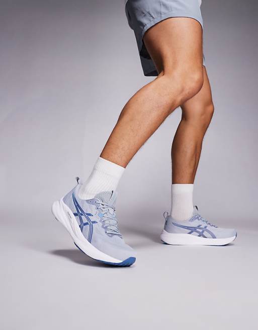 Asics Gel-Pulse 16 running trainers in piedmont grey and winter sea
