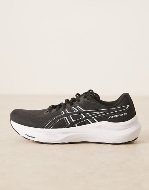 Asics GT-2000 14 Running Trainers In Black And White