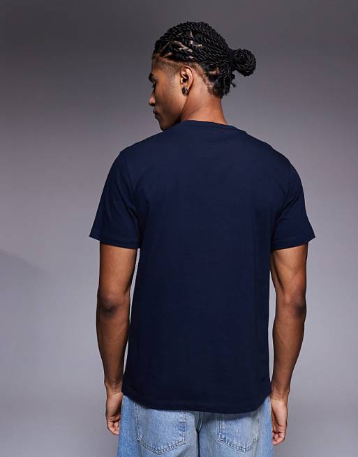 DESGIN T-shirt With Sports Graphic In Navy