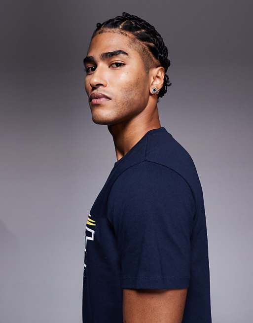 DESGIN T-shirt With Sports Graphic In Navy