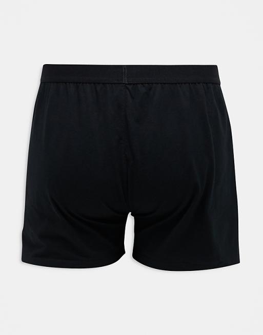 DESIGN 3 Pack Boxers In Black