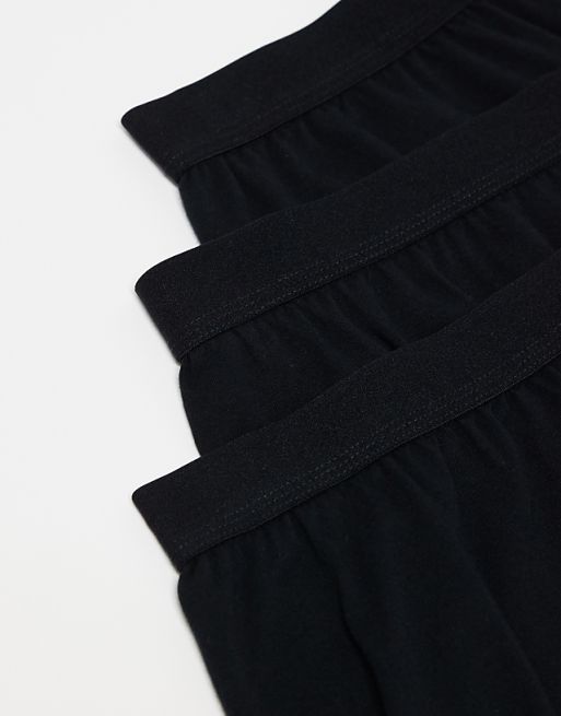 DESIGN 3 Pack Boxers In Black