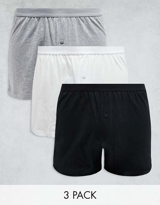 DESIGN 3 Pack Boxers In Multi