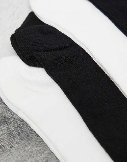 DESIGN 5 Pack Trainer Socks In Multi