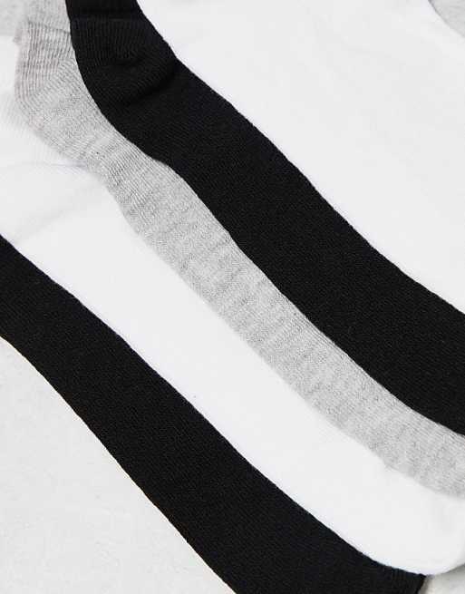 DESIGN 5 Pack Trainer Socks In Multi
