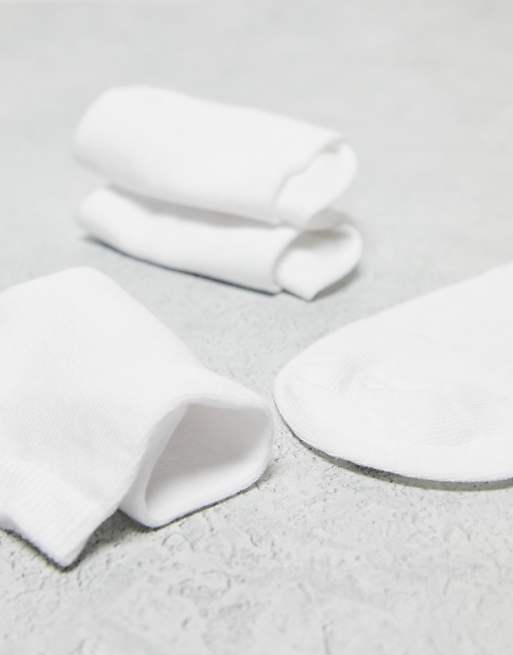 DESIGN 5 Pack Trainer Socks In White