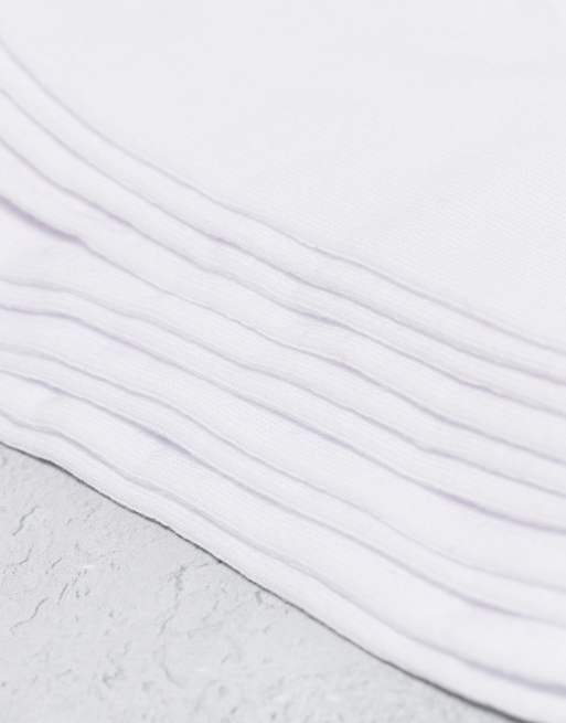 DESIGN 5 Pack Trainer Socks In White