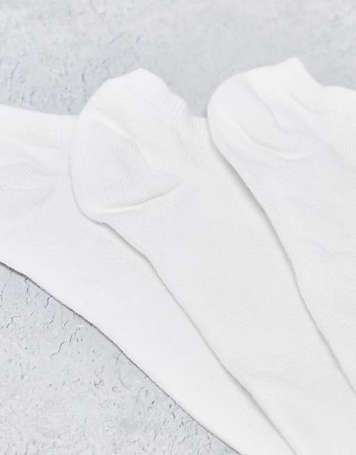 DESIGN 7 Pack Trainer Socks In White