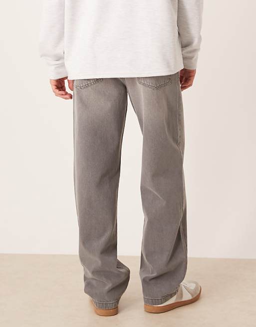 DESIGN Baggy Jean In Grey Wash