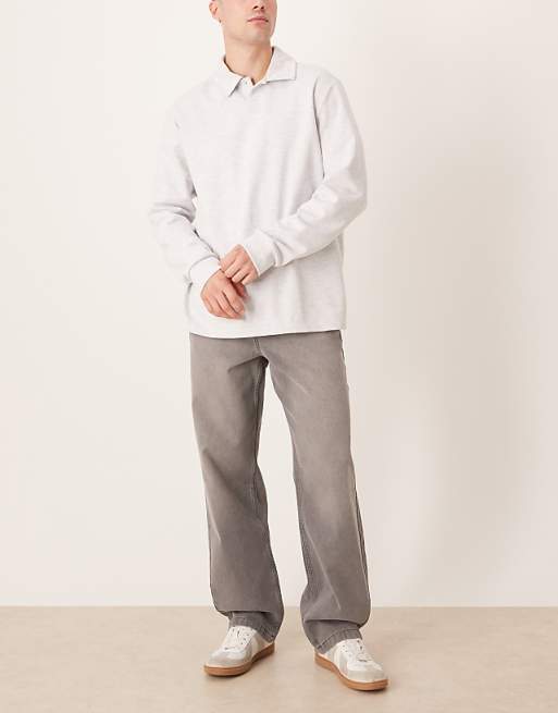 DESIGN baggy jean in grey wash