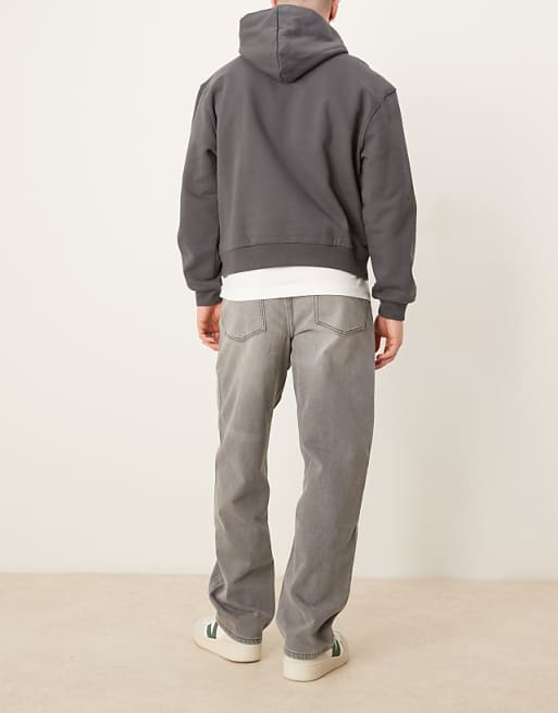DESIGN Baggy Jeans In Grey