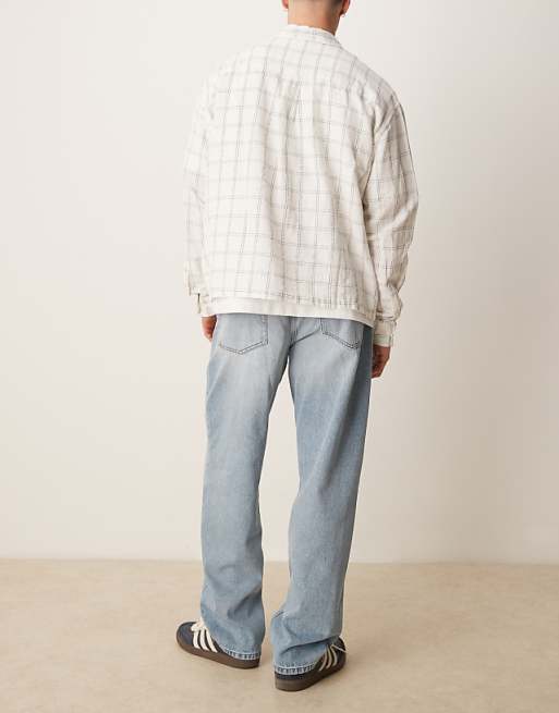 DESIGN Baggy Jeans In Light Wash Blue