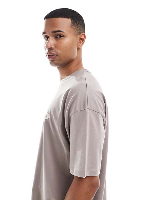 DESIGN Boxy Oversized T-shirt With Summer Back Graphic In Navy