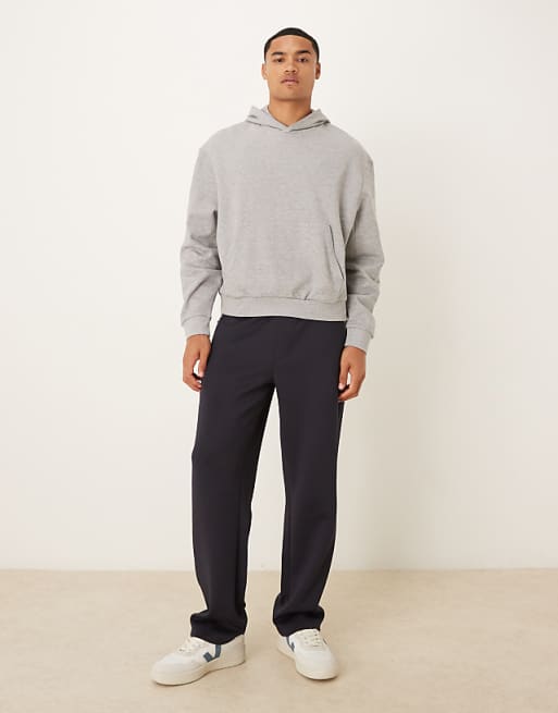 DESIGN Boxy Relaxed Hoodie In Grey