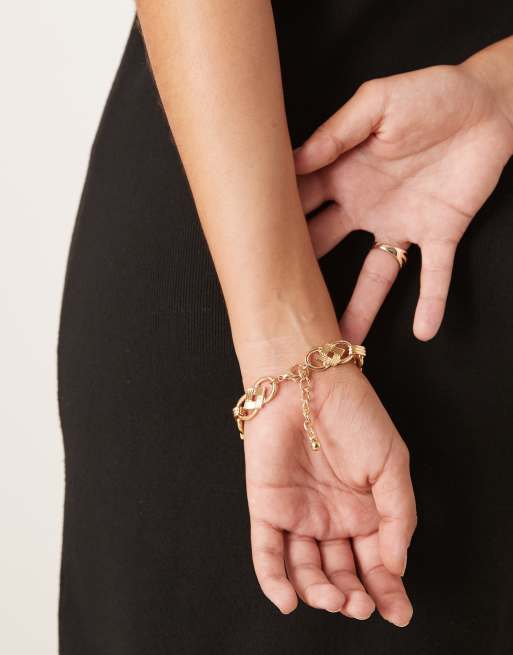 DESIGN Bracelet With Vintage-style Chain In Gold Tone