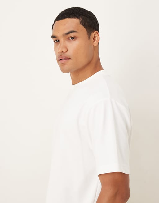 DESIGN BreatheMAX™ Heavyweight Relaxed T-shirt In Black Cotton Blend Cotton Blend
