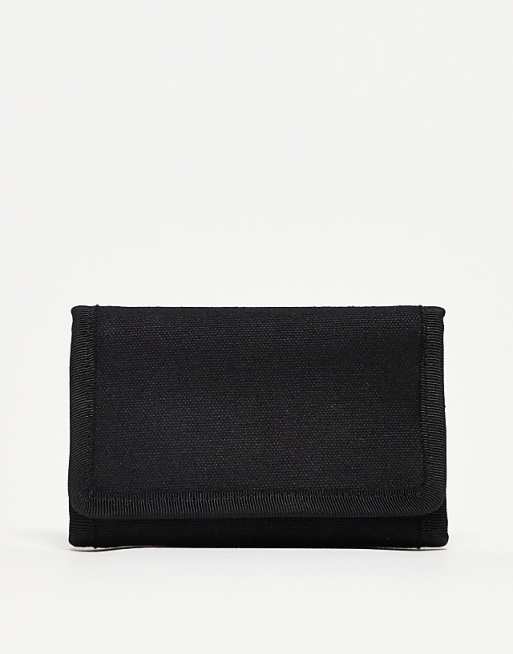 DESIGN canvas foldable wallet in black
