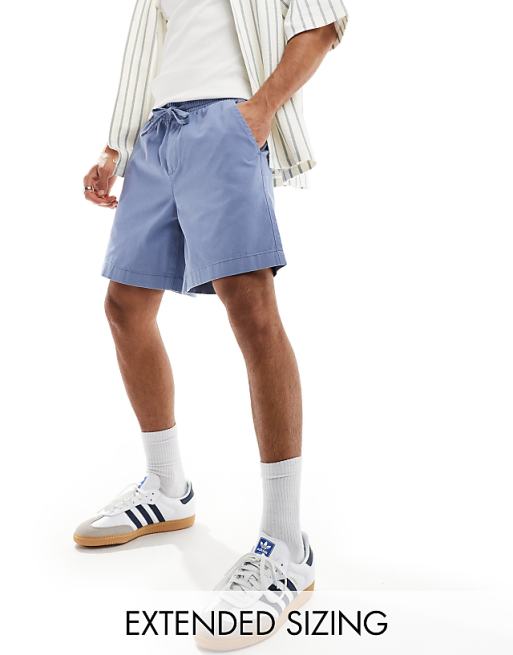 DESIGN chino shorts in blue