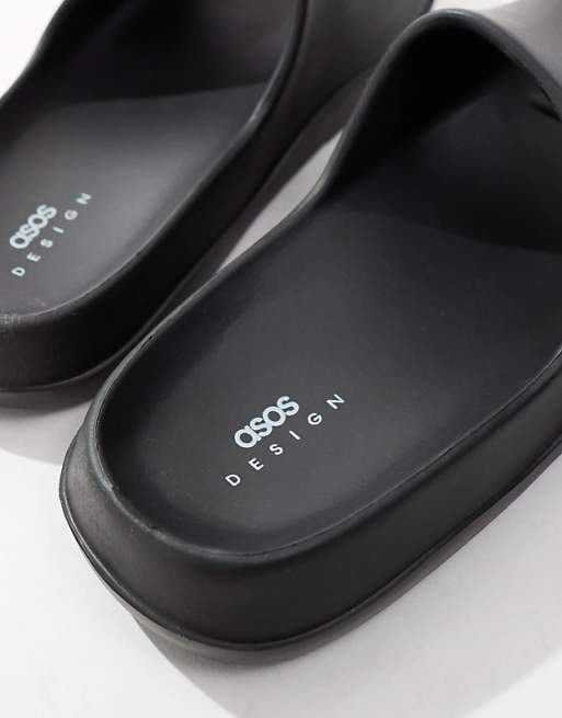 DESIGN Chunky Sliders In Black