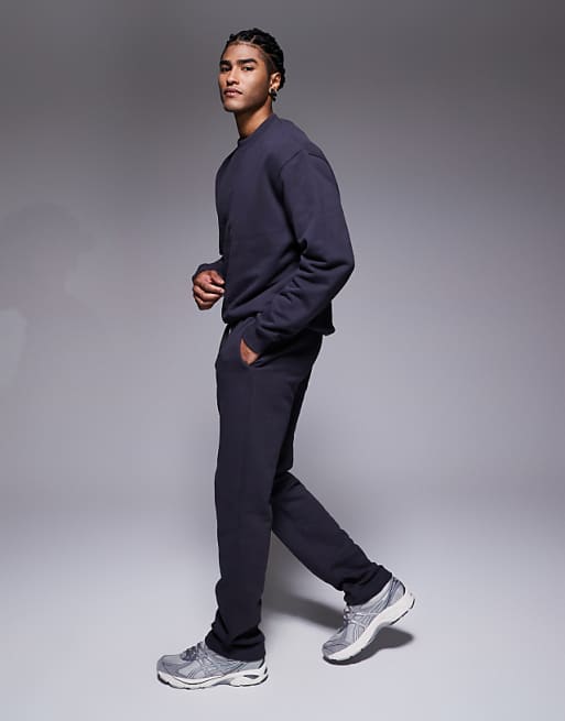DESIGN Co-ord Heavyweight Jogger In 400gsm Charcoal