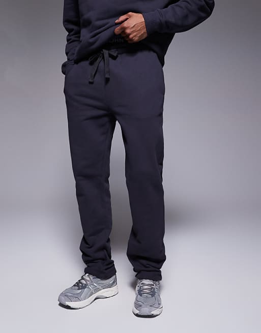 DESIGN co-ord heavyweight jogger in 400gsm charcoal