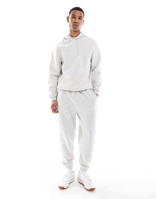 DESIGN Co-ord Hoodie In Light Grey