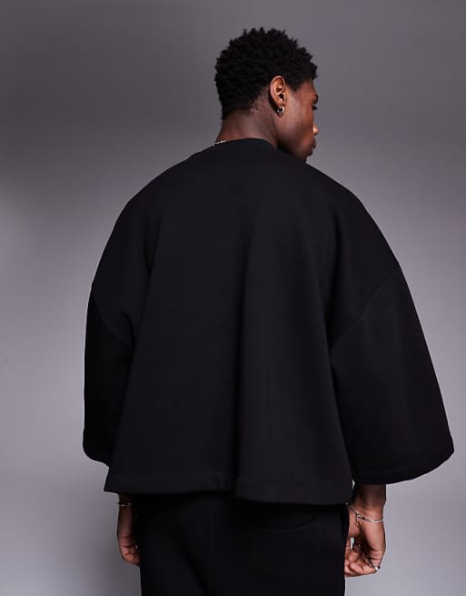 DESIGN Co-ord Relaxed Sweatshirt T-shirt In Black