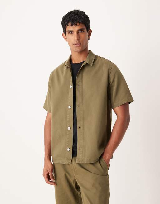 DESIGN Co-ord Short Sleeve In Khaki