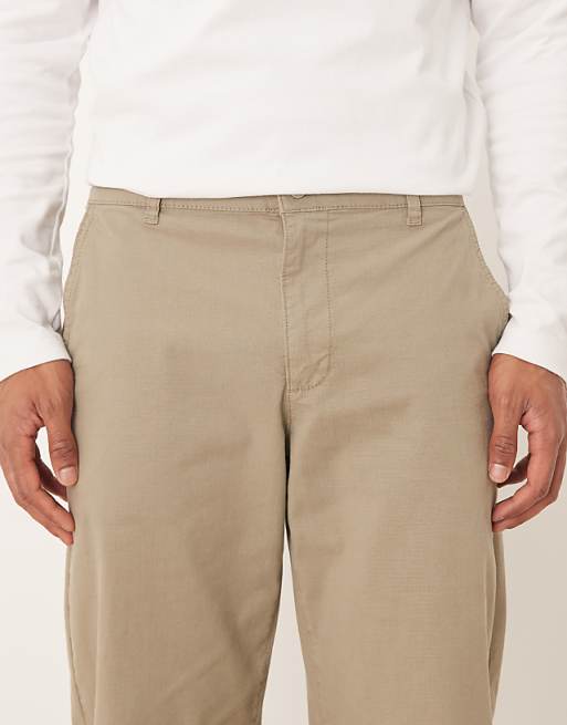 DESIGN Co-ord Straight Chinos In Beige