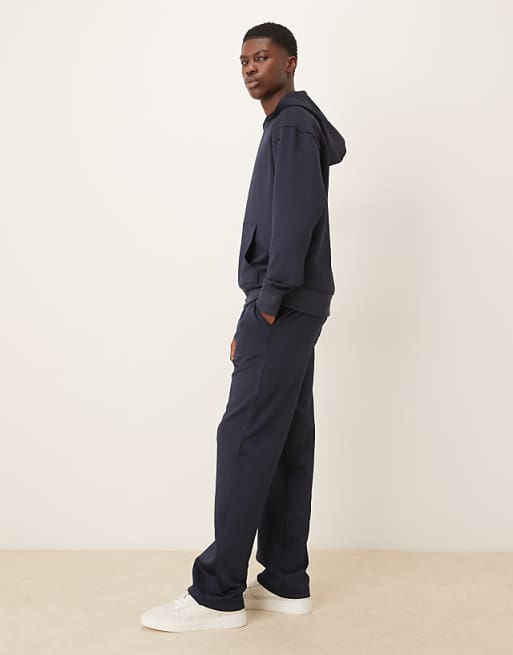 DESIGN Co-ord Straight Leg Jogger In Navy