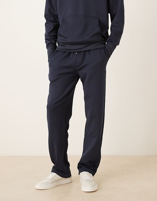 DESIGN co-ord straight leg jogger in navy