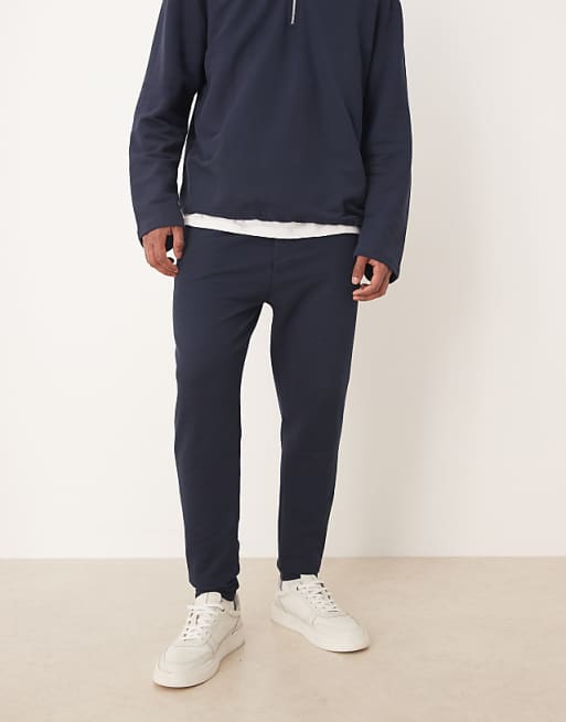 DESIGN Co-ord Tapered Fit Pique Jogger In Navy