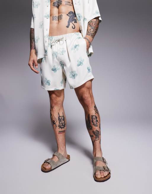 DESIGN Co-ord With Floral Print In Neutral