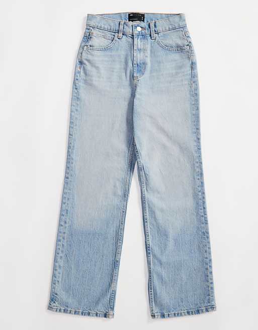 DESIGN Comfort Stretch Straight Leg Jean In Light Blue