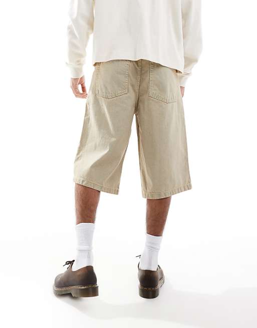 DESIGN Denim Jorts In Bleach Wash