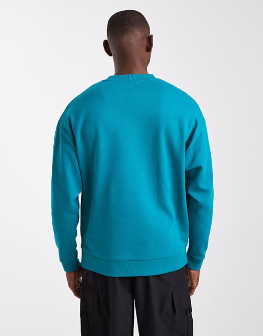 DESIGN Essential Relaxed Sweatshirt In Blue