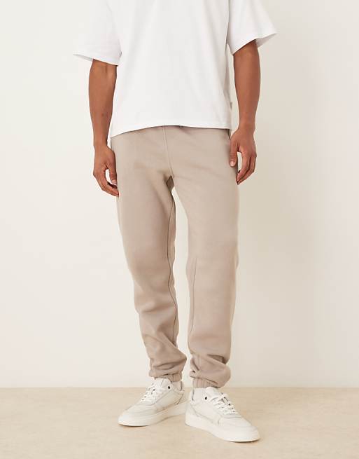 DESIGN essential skinny jogger in beige