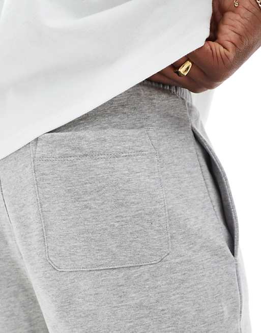 DESIGN Essential Slim Shorts In Grey Marl