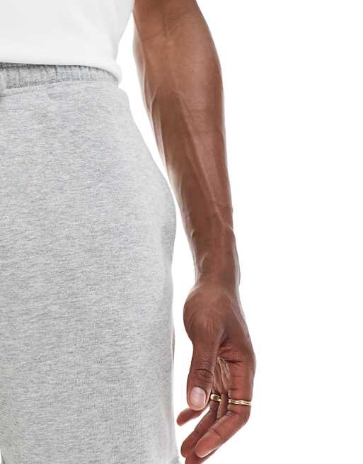 DESIGN Essential Slim Shorts In Grey Marl