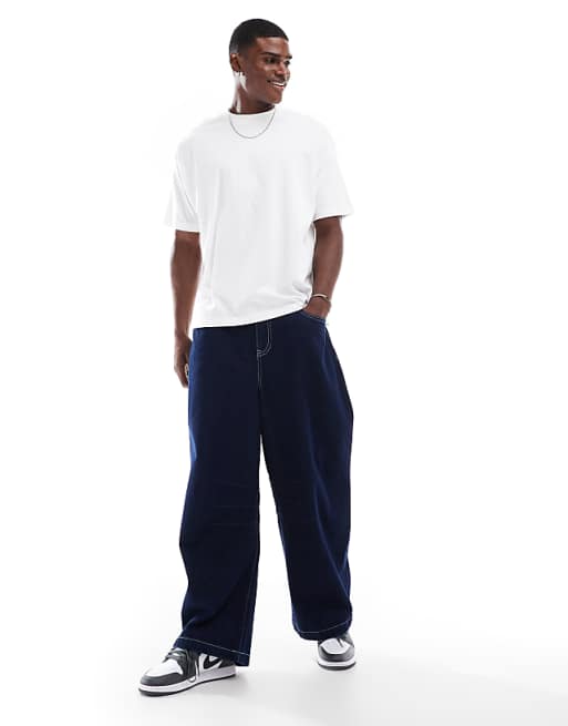 DESIGN Essentials 2 Pack Oversized T-shirts In White