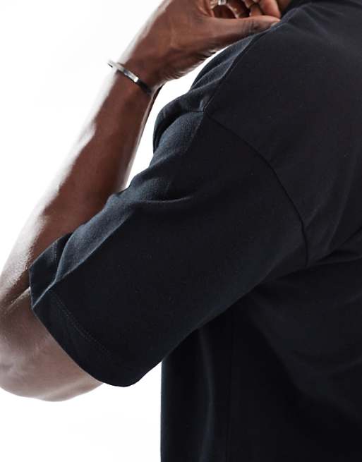 DESIGN Essentials 2 Pack Oversized T-shirts In Black