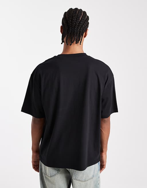 DESIGN Essentials 2 Pack Oversized T-shirts In Stone And Black