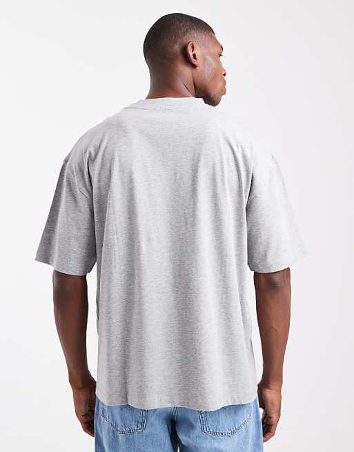 DESIGN Essentials 2 Pack Oversized T-shirts In Beige And Grey