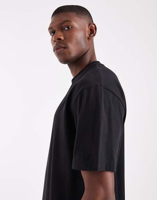 DESIGN Essentials 2 Pack Relaxed Crew Neck T-shirts In Black And White