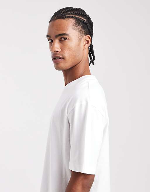 DESIGN Essentials 2 Pack Relaxed Crew Neck T-shirts In White