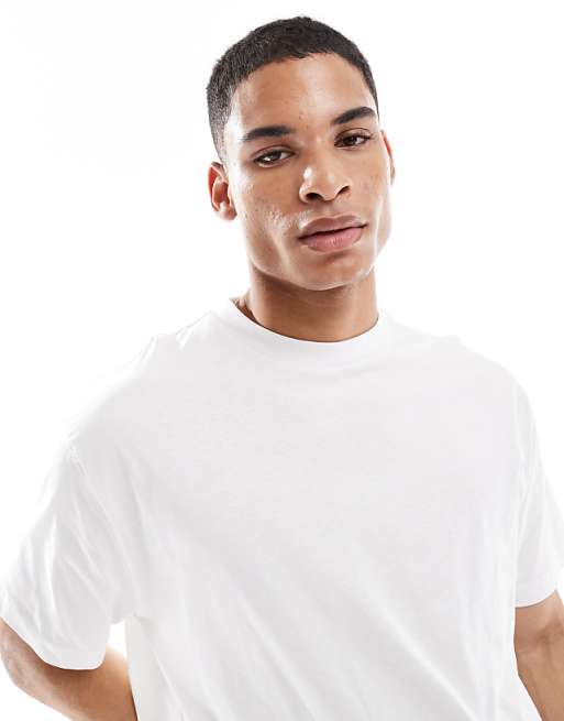 DESIGN Essentials 2 Pack Relaxed T-shirt In Grey And White